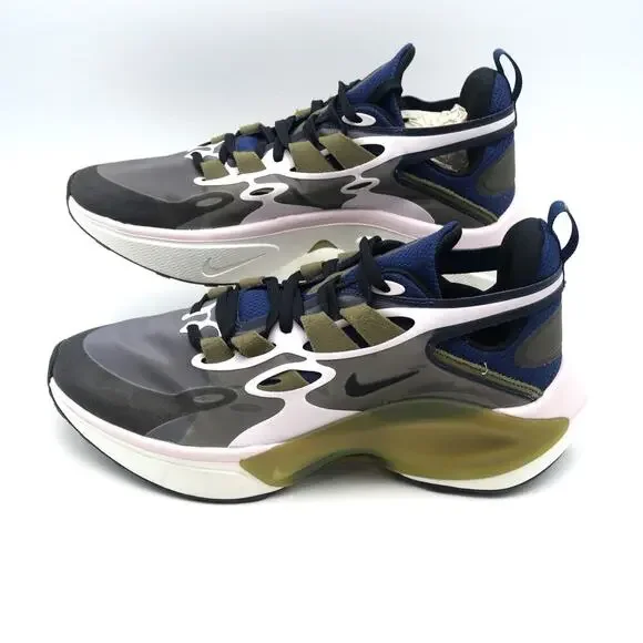 NEW Nike Signal D/MS/X Navy Blue Olive Green Pink AT5303-400 Men's 9
